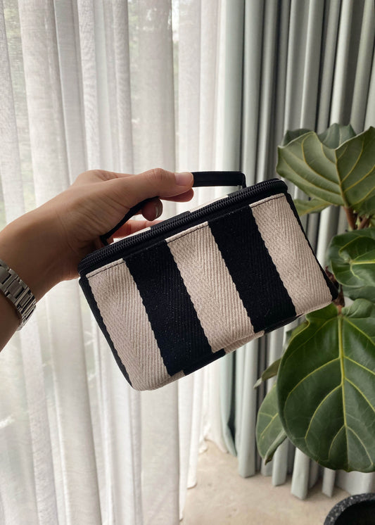 Striped Mini cooler bag