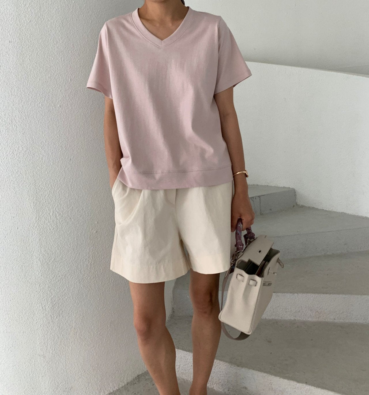 V neck T-shirt