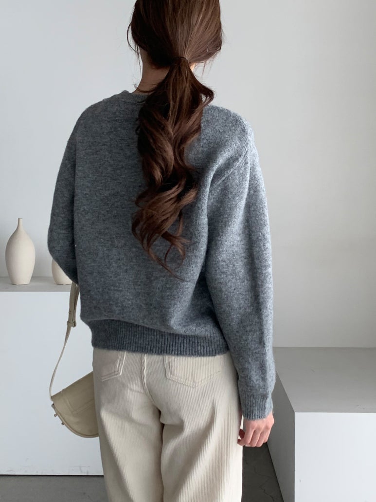 (F/W) Duck knit jumper