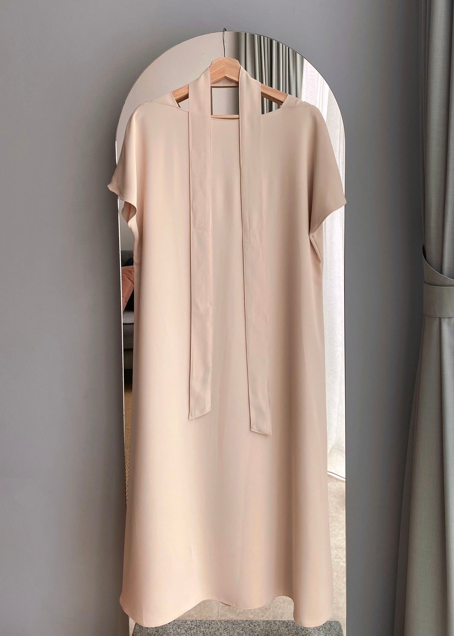 Silky loose fit dress