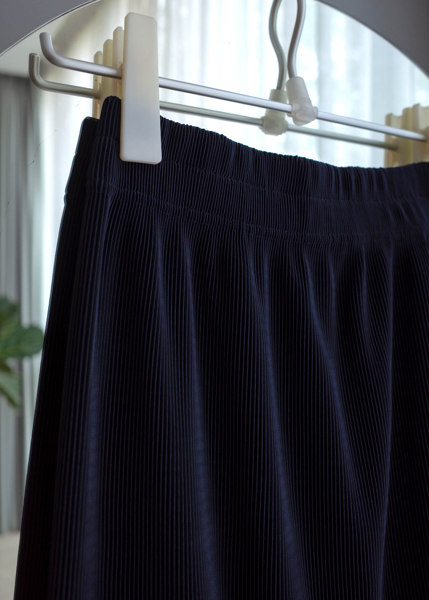 Pleats long skirt